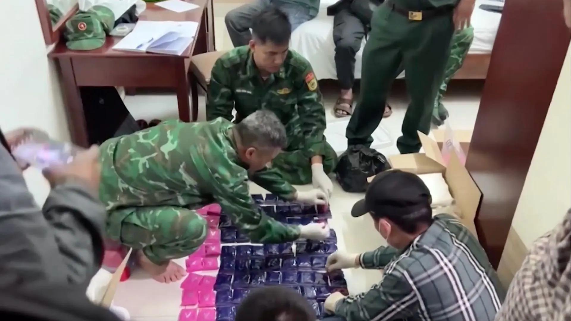 Thu giữ 3,4 tấn và hơn 2 triệu viên ma túy tổng hợp